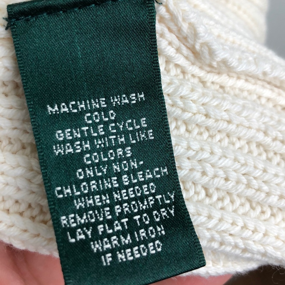 Lauren Ralph Lauren Knit Sweater Vest with Buckle - Picture 5 of 8